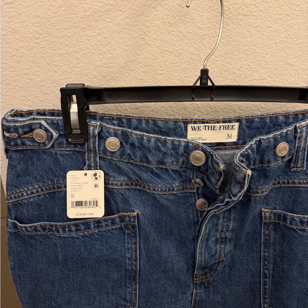 NWT Free People Palmer Cuffed Jeans - Picture 2 of 7
